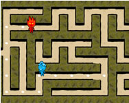 Fireboy and Watergirl maze kijutós HTML5 játék